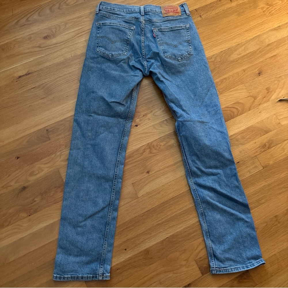 Levi's 32w x 34l Blue Denim 505 Jeans - Picture 3 of 10